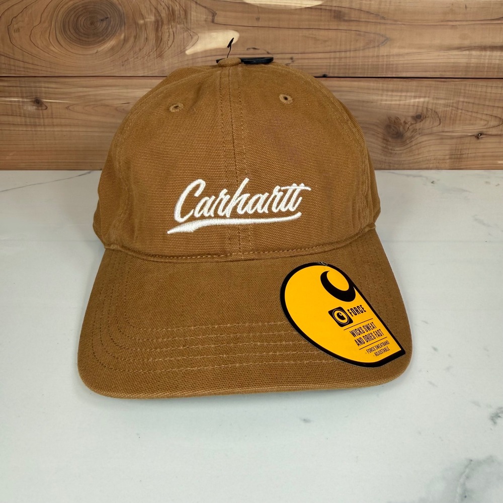 Carhartt Canvas Script Graphic Cap Brown Women's … - image 2